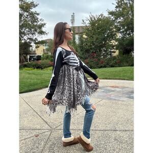 MSRP $79 ⭐️Kill Star Upcycled Skeleton Upcycled by Shuggie Fierce Designs Size L